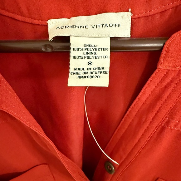 Adrienne Vittadini Orange Dress - Picture 3 of 3